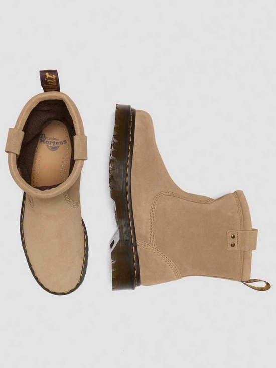 Dr. Martens Anistone Lo Leather Boots Men US Size 10 Women 11 Color Sand NEW!! main image 6